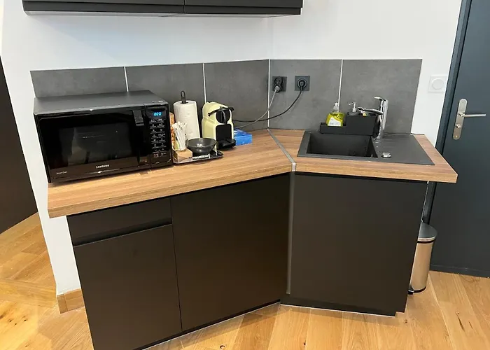 La Triangle D'or Parties Communes Sous Video Surveillance Pas De Cuisine Bordeaux